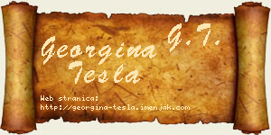 Georgina Tesla vizit kartica